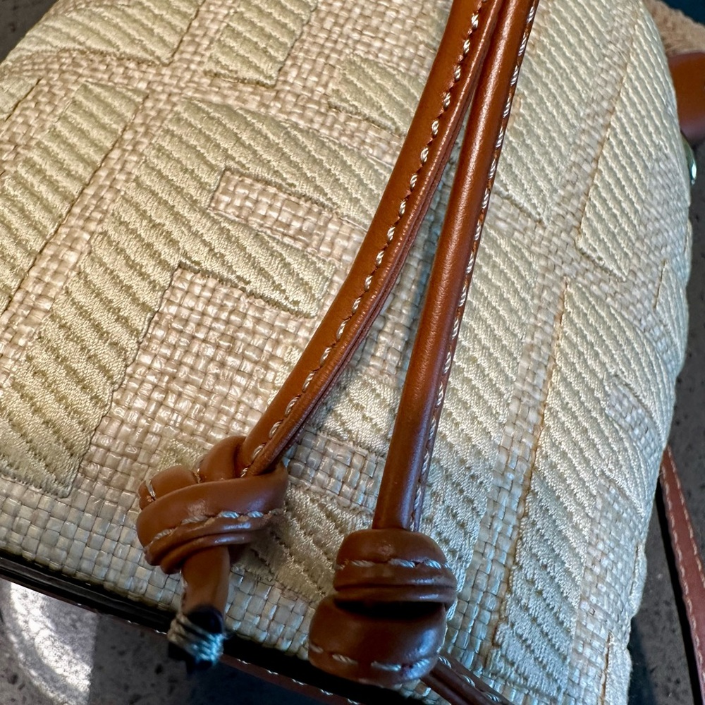 Fendi Mon Tresor Zucca Leather and Canvas Woven Bag - Picture 15 of 15